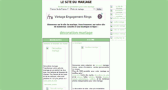 Desktop Screenshot of le-mariage.com