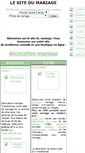 Mobile Screenshot of le-mariage.com