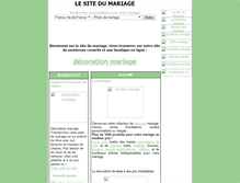 Tablet Screenshot of le-mariage.com