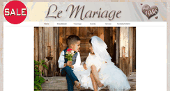 Desktop Screenshot of le-mariage.de