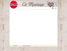 Tablet Screenshot of le-mariage.de